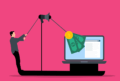 Businessman, Loudspeaker, Content Marketing, Laptop